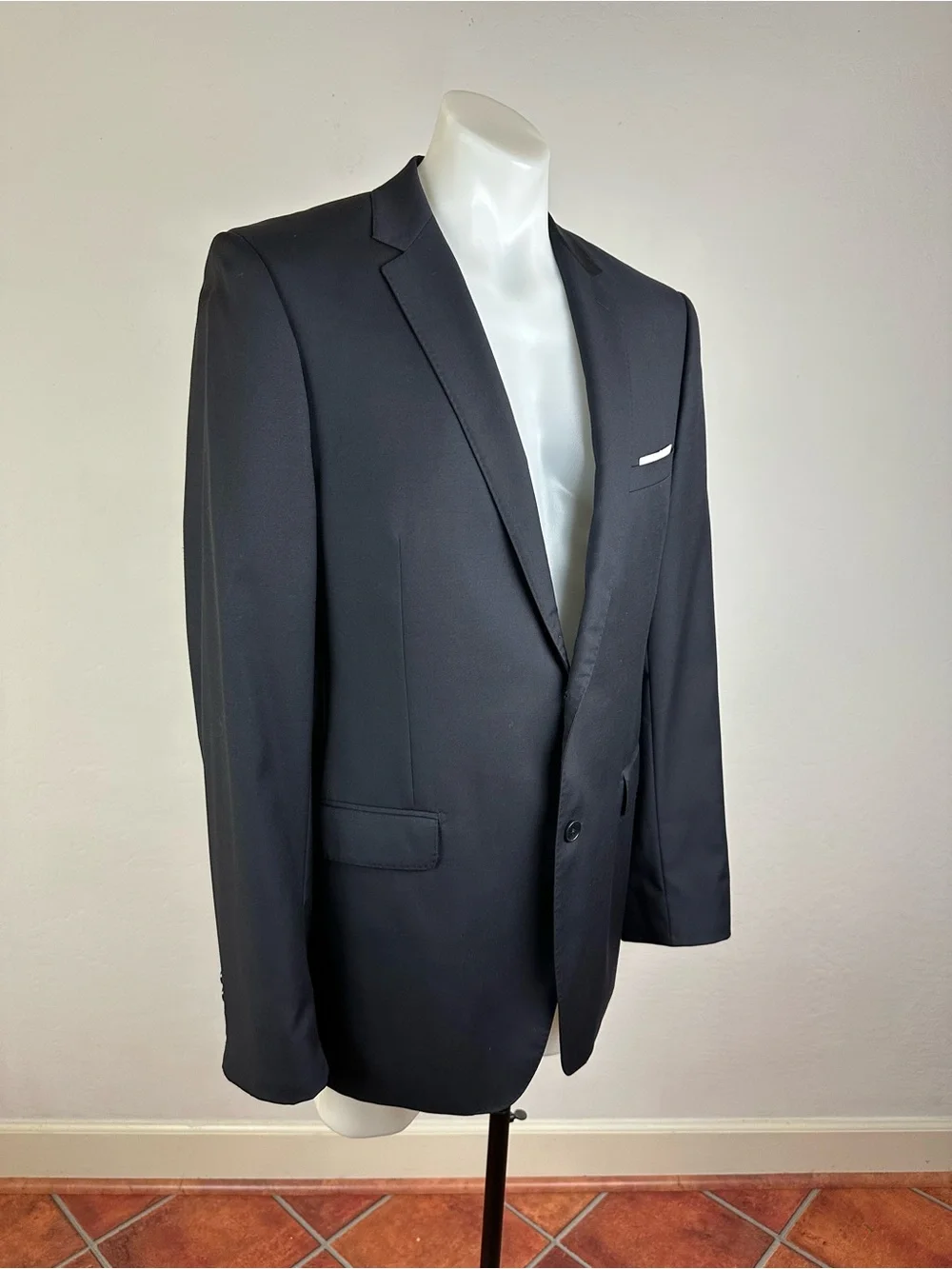 Men's Black Sport Coat Blazer - Classic Tailored Style